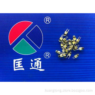 2.8mm Bullet Head Short Feet No Side Yellow Diffused Lens Led Diode